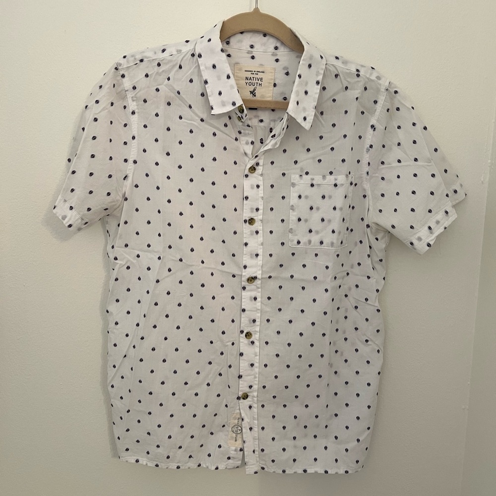 Men’s collared buttondown shirt, Native Youth